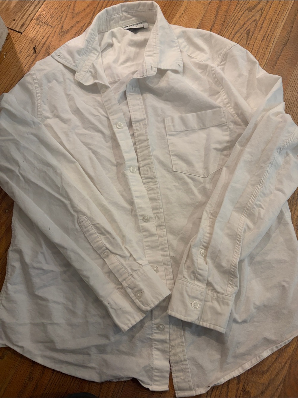 ASOS White Men's Long Sleeve Button-Up Shirt